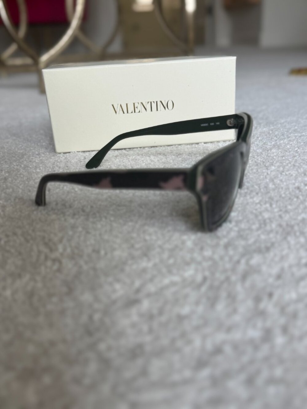 Valentino Rock Stud Sunglasses with case and box MSRP $515 - Picture 6 of 11